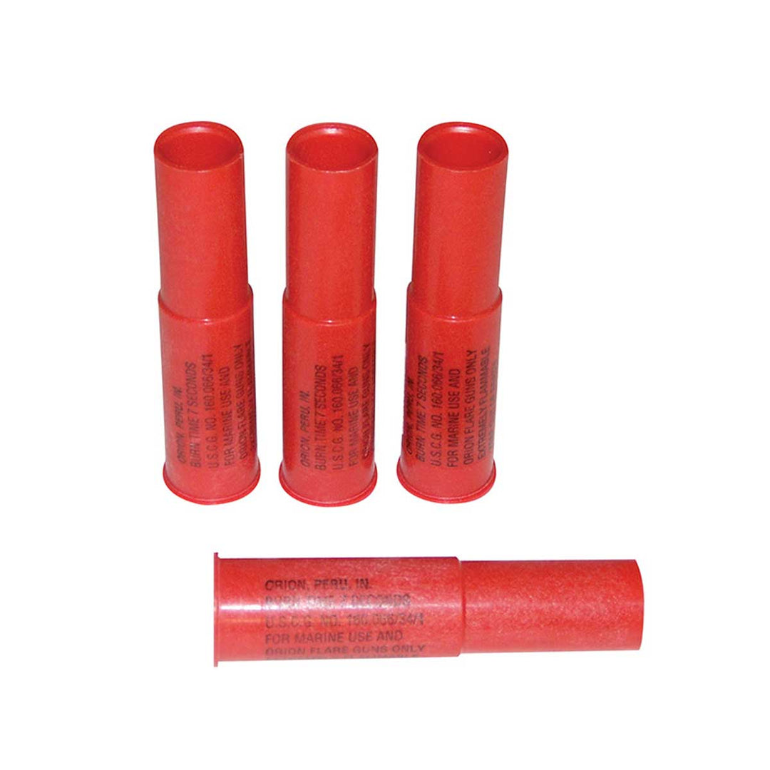 Orion 12 Gauge High-Performance Red Aerial Signals, 4-Pk