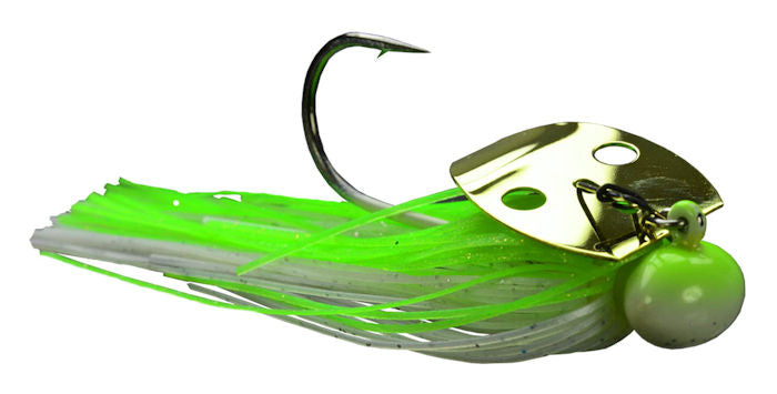 Tung. Knocker_Chartreuse White/Gold Blade