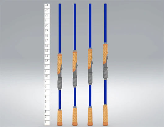 St. Croix Legend Tournament Bass Spinning Rod full view