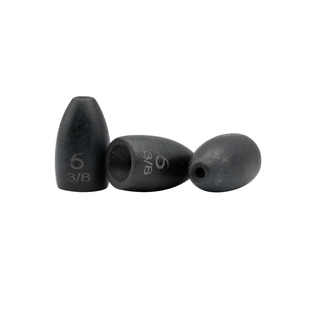 Close-up of 6th Sense Tungsten Flipping Weight showing chip-resistant finish
