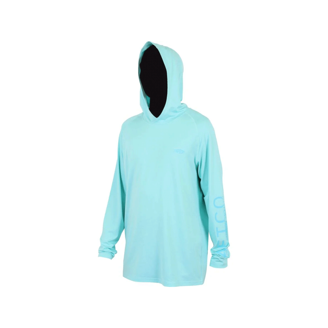 AFTCO Samurai 2 Hooded LS Performance Shirt – front view sun protection fishing shirt