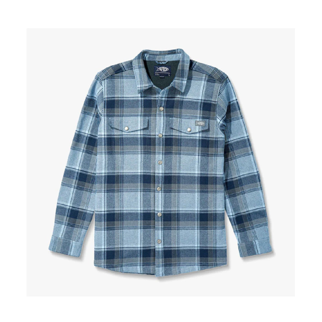 Aftco Stout Shacket Flannel - Dusk