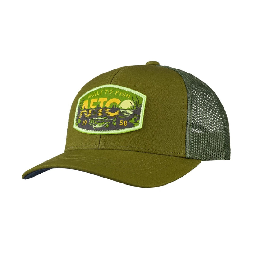 Aftco Sundown Trucker Hat Olive