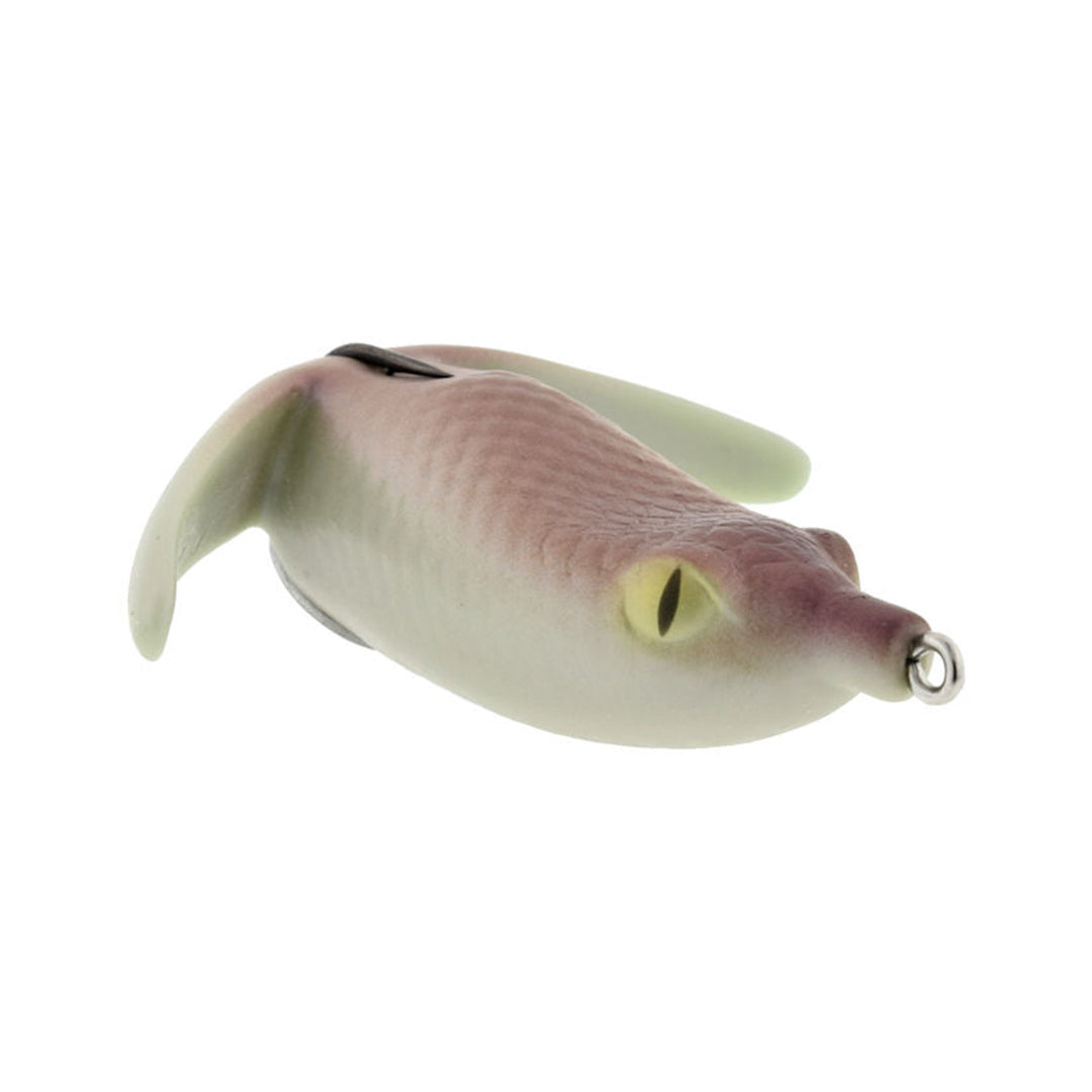 Deps Basirisky soft body topwater frog lure – weedless design for bass fishing in heavy cover