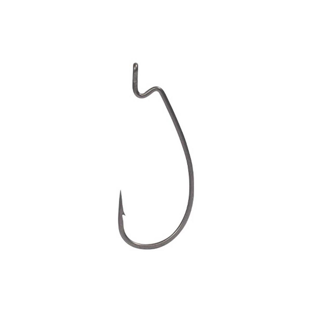 BKK Offset Worm WG Hook – wide gap offset hook for rigging soft plastics weedless