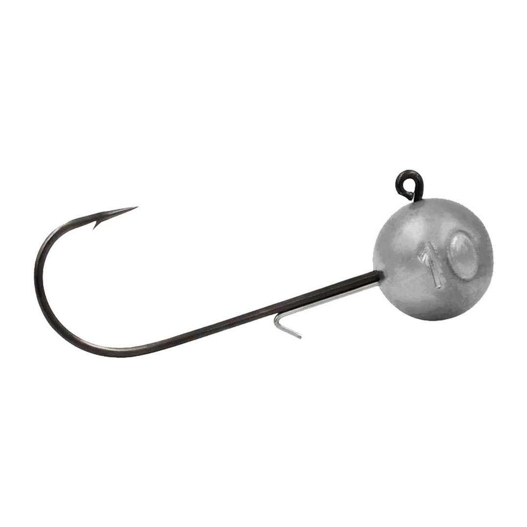 Mustad UltraPoint Ball Jig Heads – Sharp Ball Head Jig for Soft Plastic Fishing Baits