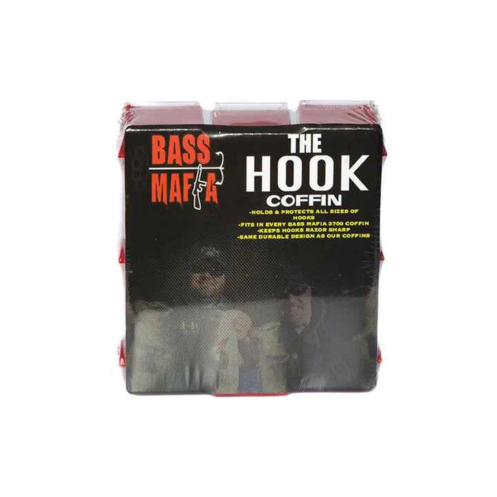 Bass Mafia Hook Coffin – Waterproof Fishing Hook Storage Box with Organized Compartments