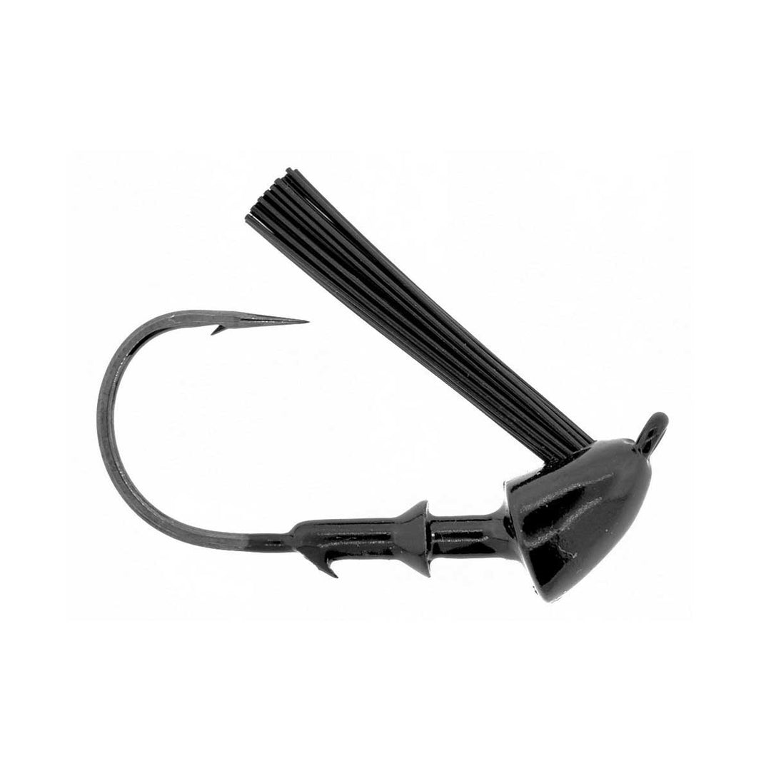 Gambler Ninja Flipping Jig heavy cover jig with streamlined head, weed guard, and custom skirt for bass fishing