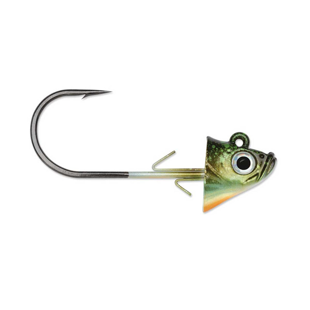 VMC Swimbait Jig Head – Realistic Flared Head with 1X Strong Hi-Carbon Hook