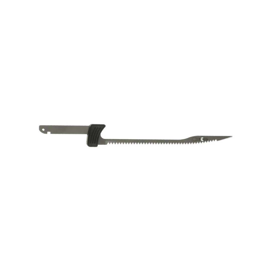Bubba 7-inch E-Flex Blade with high-carbon stainless steel and red grip attachment end