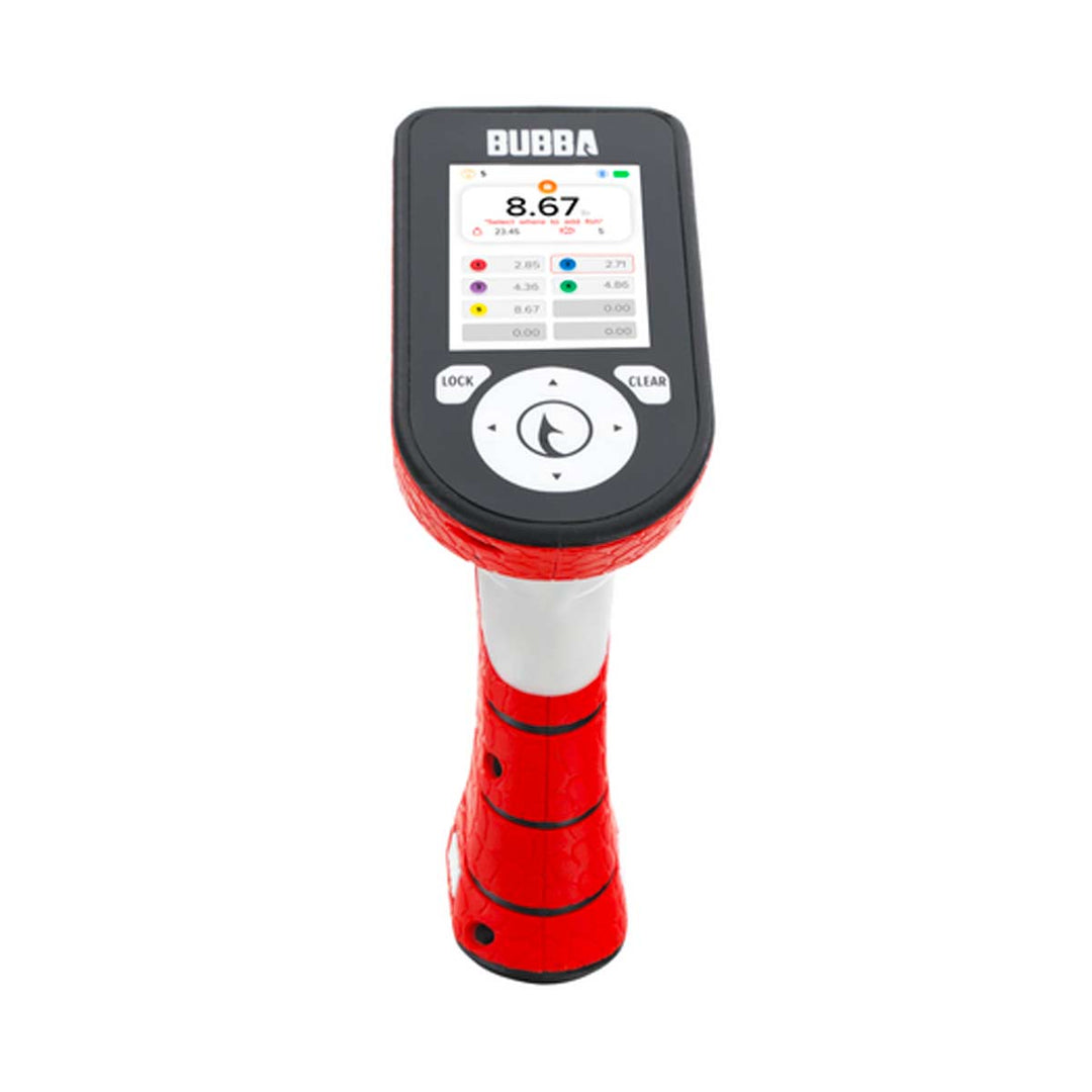 Bubba Smart Fish Scale Pro Series with digital backlit display, Bluetooth connectivity, and ergonomic handle
