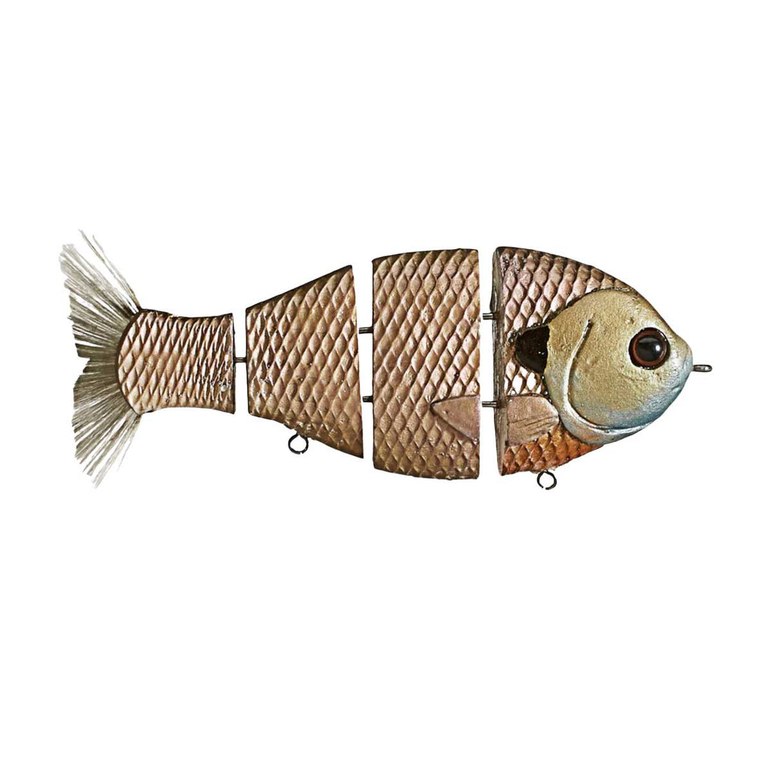 Mike Bucca Bull Gill Swimbait with realistic bluegill body design and multi-jointed swimming action
