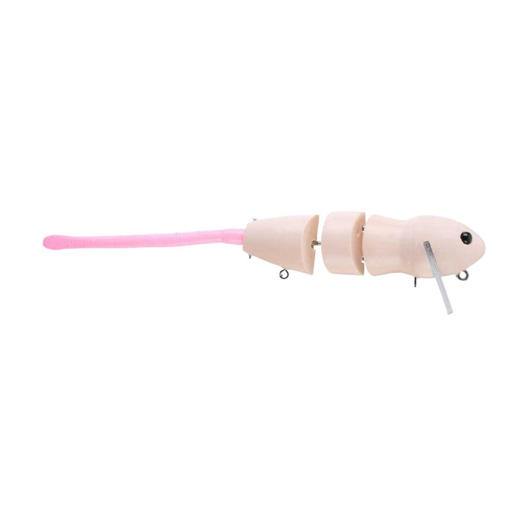 Mike Bucca Bull Rat Swimbait with realistic rat body and surface wake action for topwater bass and predator fishing