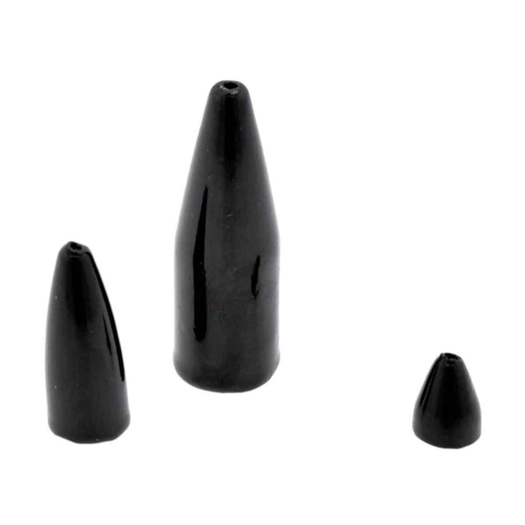 Painted slip sinker from Bullet Weights in assorted colors, designed for smooth casting and natural bait presentation.