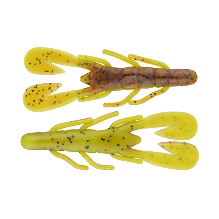 Action-ready Zoom Super Speed Craw with cupped claws