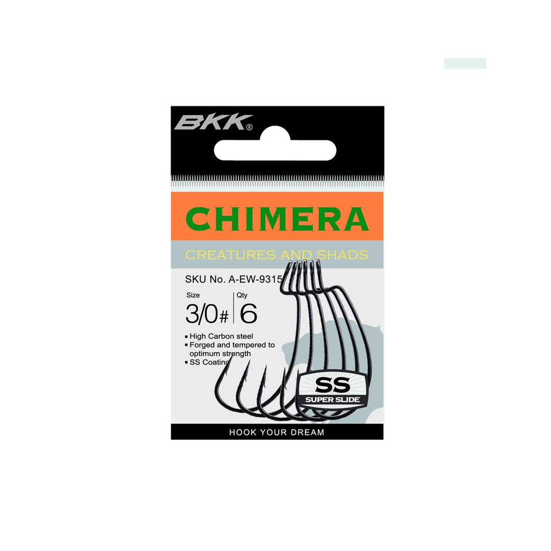BKK Chimera offset worm hook – sharp and strong hook for soft plastic rigs