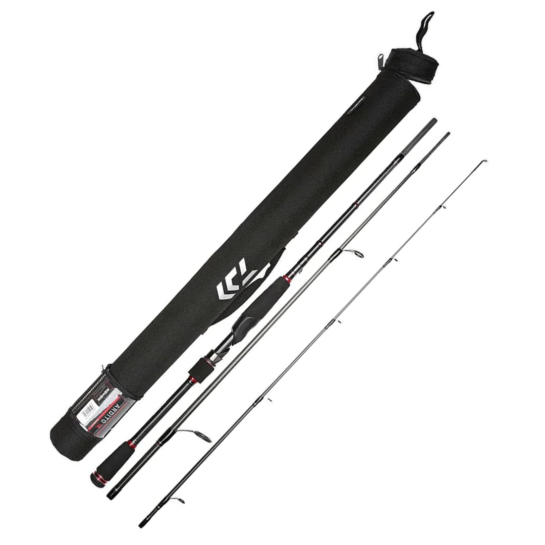 Three-piece Daiwa Ardito rod with hard travel case