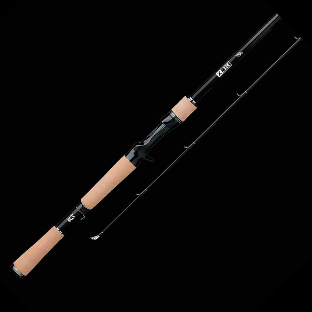 Daiwa BLX Bass Casting Rods – graphite rods with stainless steel guides and EVA handles