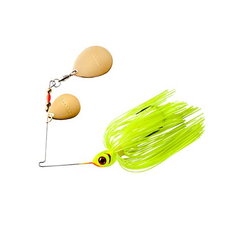 Double Colorado Blade Spinnerbait_Chartreuse