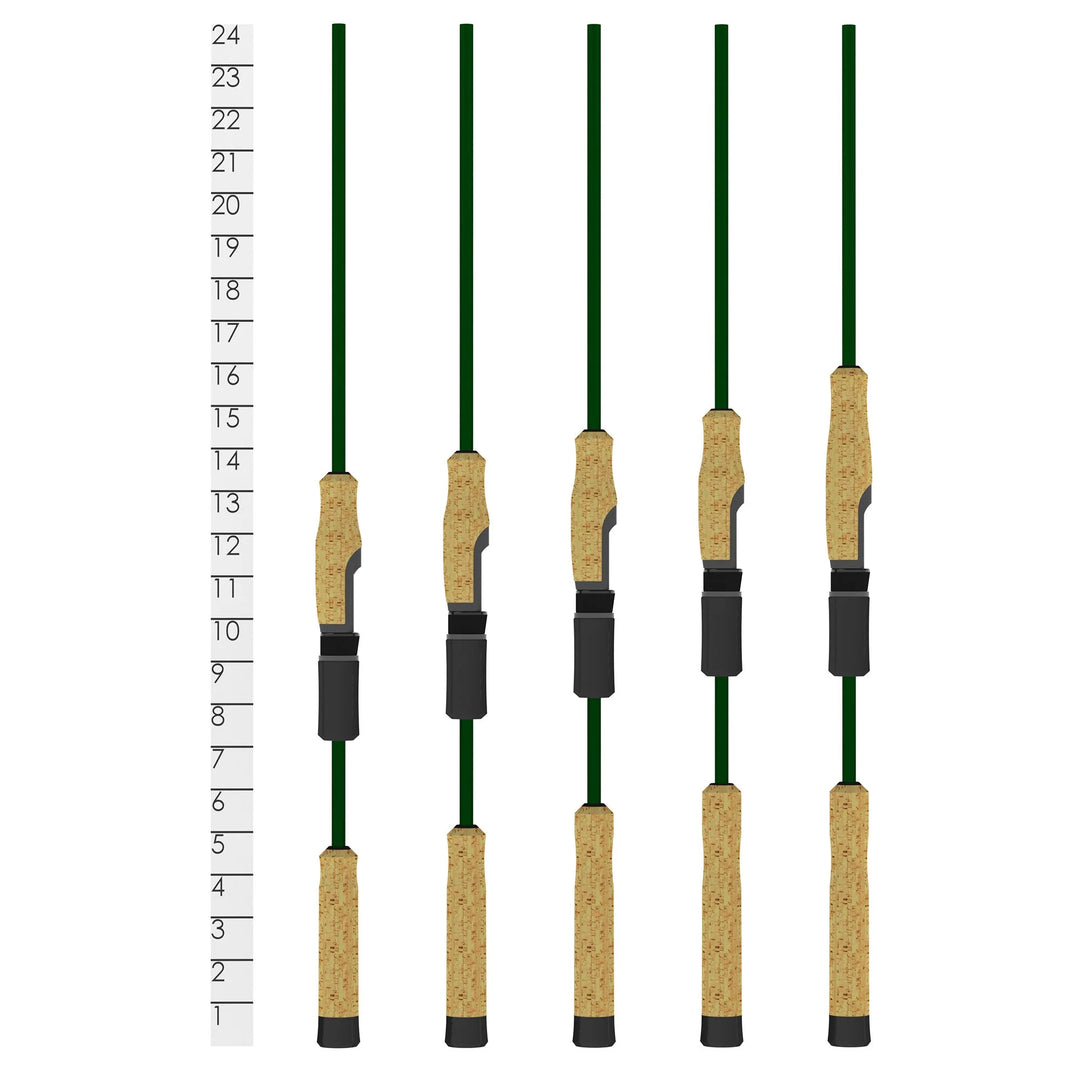 St. Croix Eyecon Spinning Rod full length with cork handle