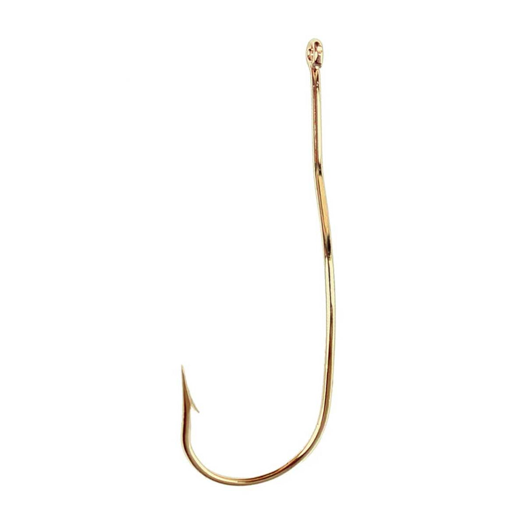 Eagle Claw Rotating Aberdeen Hook – anti-line-twist fishing hook with long shank and swivel eye