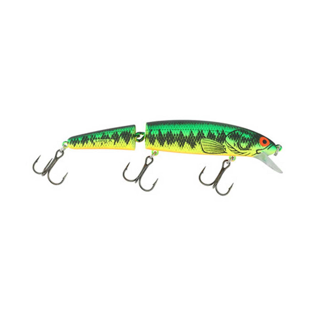 Bomber Next Gen Jointed Long A lure with lifelike jointed body and realistic color pattern for freshwater and saltwater fishing