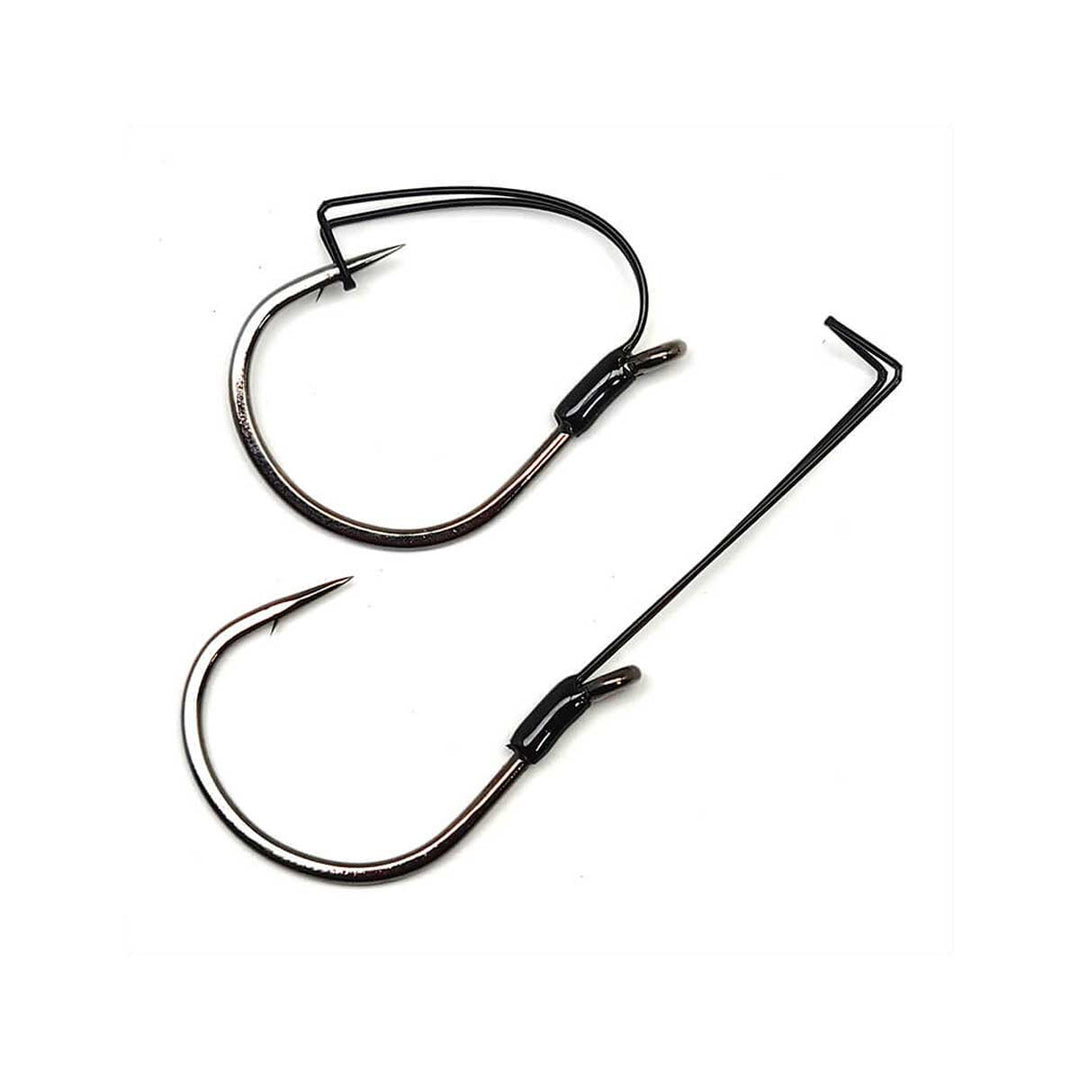 Gamakatsu Weedless Finesse Wide Gap Hook for bass fishing with soft plastics in heavy cover