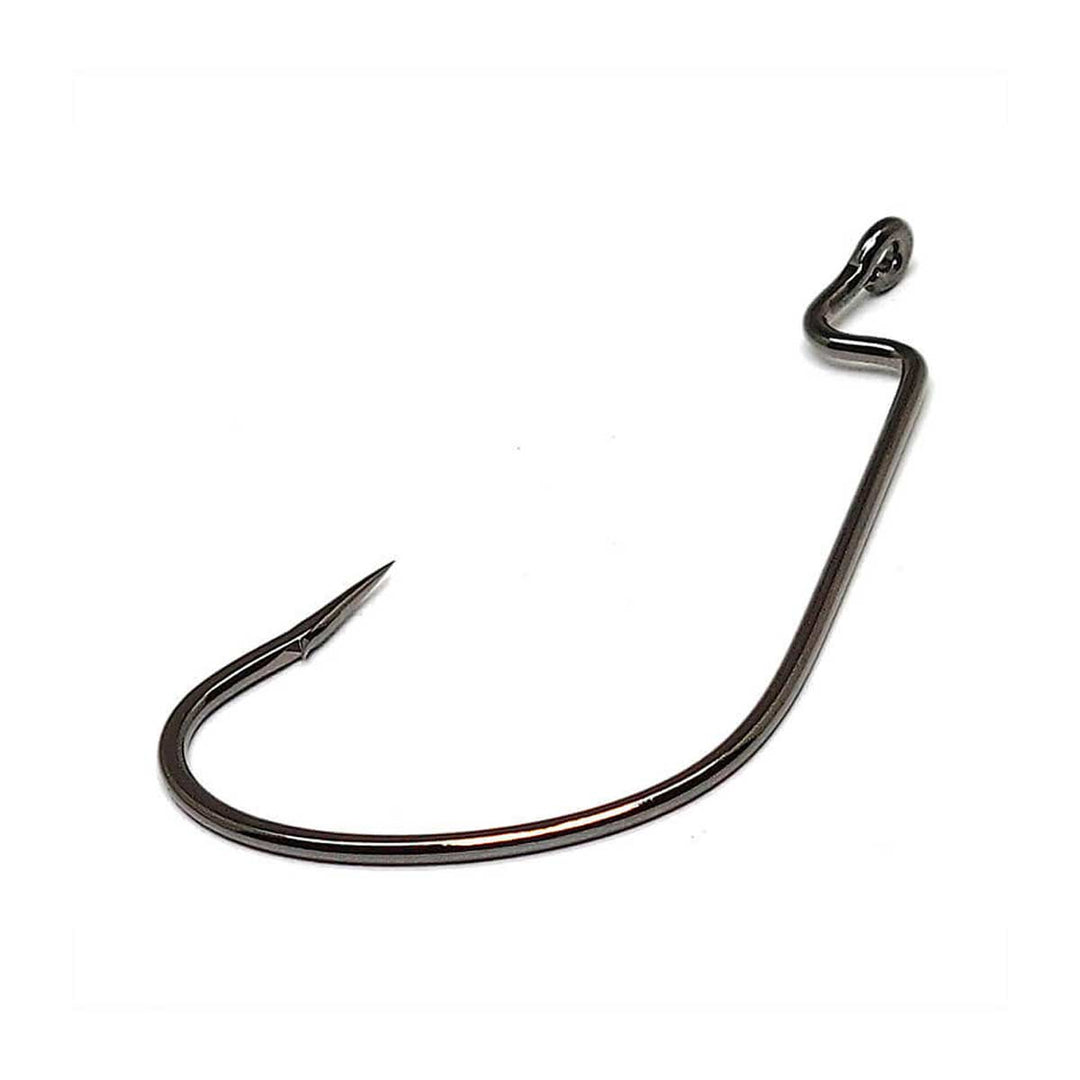 Gamakatsu G Lock Offset Shank Worm Hook for soft plastic bass fishing