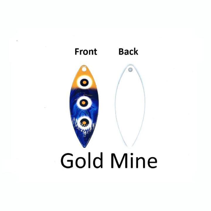 Walleye Nation Willow Blade - 3Pk/ Size 4
