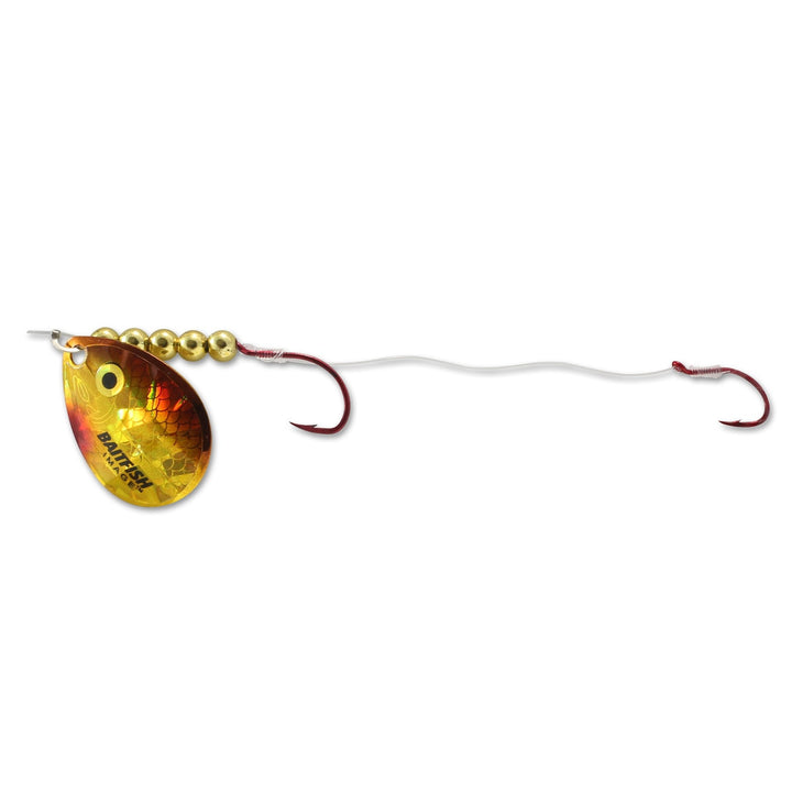 Northland Baitfish Spinner Harness with baitfish-profile blade and beads