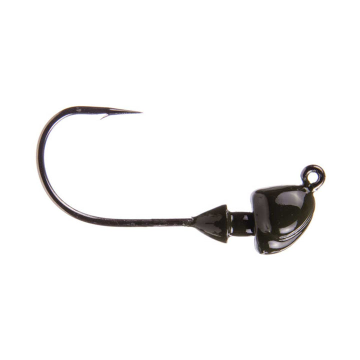 Strike King Squadron Swimbait Jig Head with lifelike 3D eyes and heavy-duty black nickel hook for swimbaits