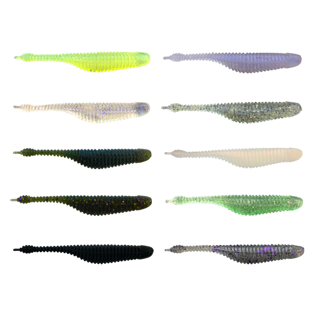 Great Lakes Finesse Drop Minnow – Finesse Soft Plastic Minnow for Bass Fishing