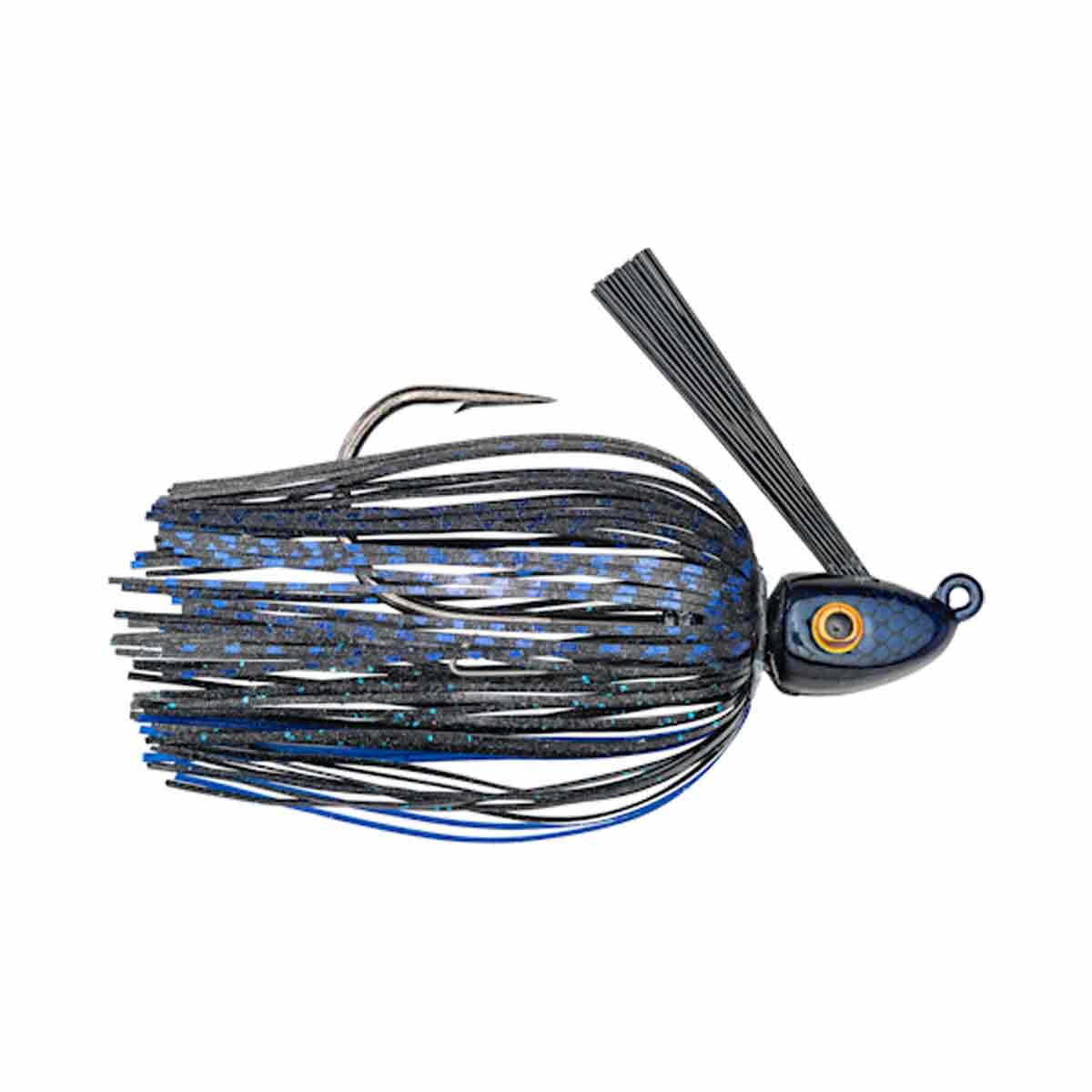 Hack Attack Heavy Cover Swim Jig_Black Blue