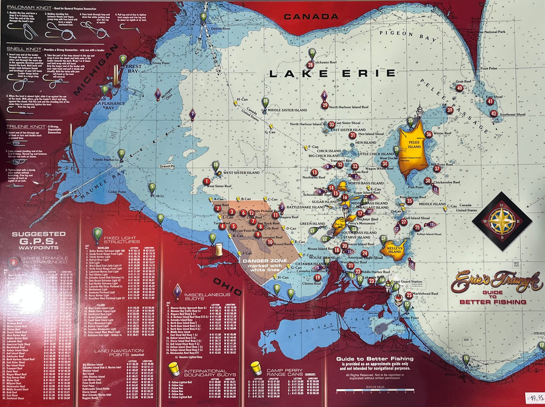Lake Erie Map