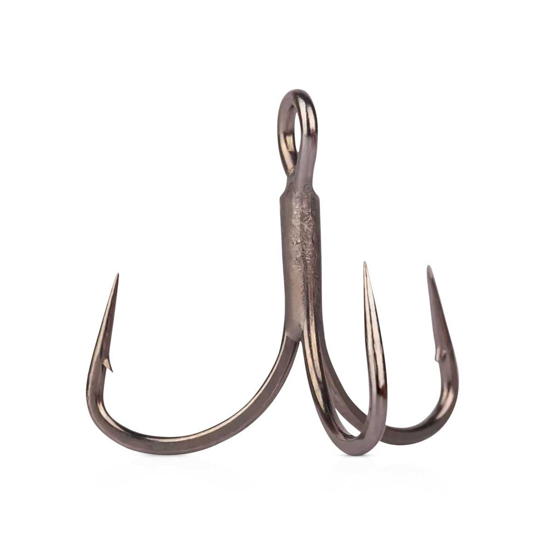Mustad Alpha Point In-Line Triple Grip Short Treble Hook – Short Shank, Ultra-Sharp Treble for Crankbaits