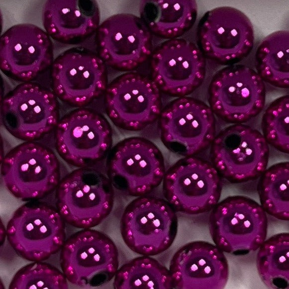 Beads_Metallic Purple