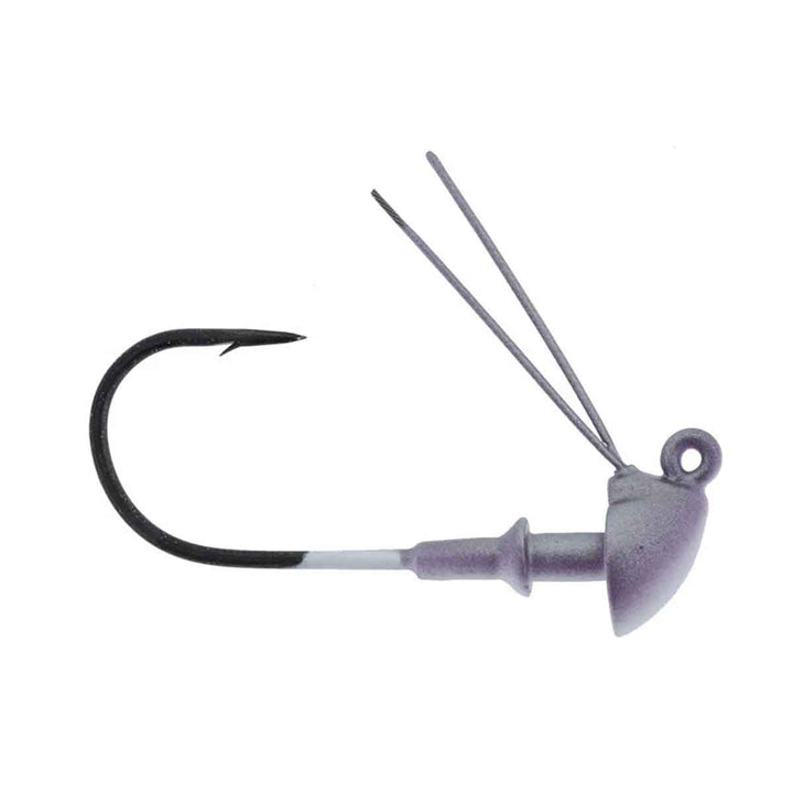 Buckeye Lures J-Will Weedless Swimbait Head with screw-lock keeper and wire guard for fishing swimbaits in heavy cover