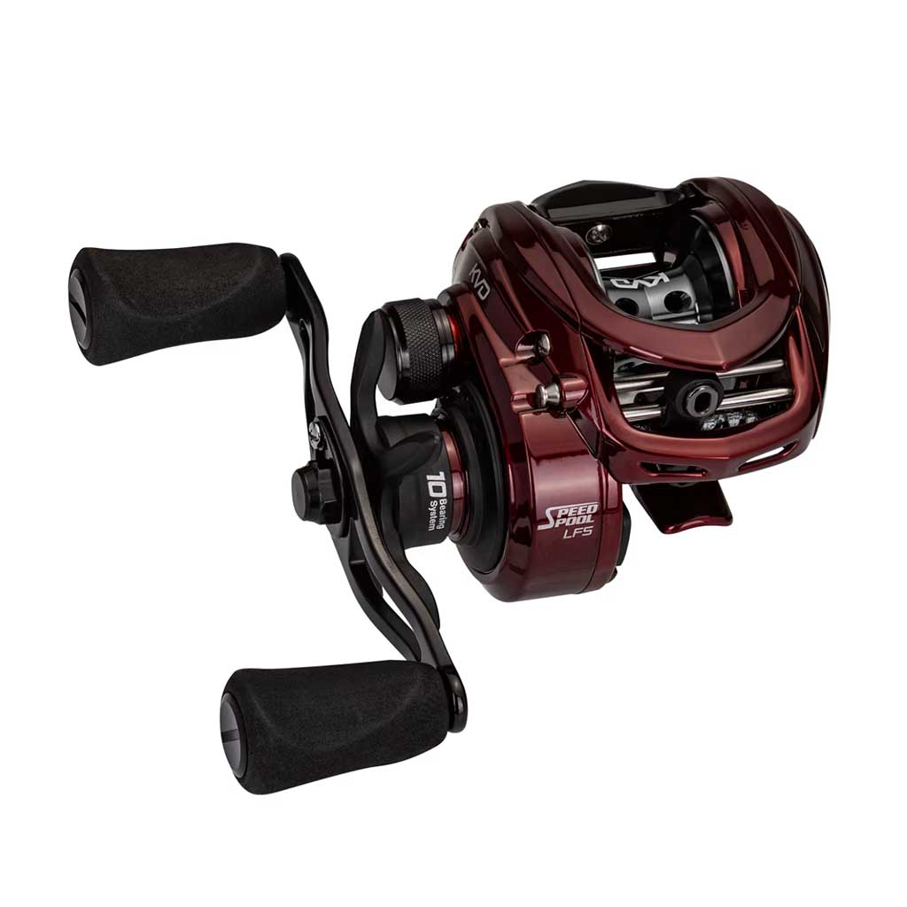 Lew’s KVD Baitcasting Reel – Kevin VanDam signature reel with aluminum frame and 10-bearing system
