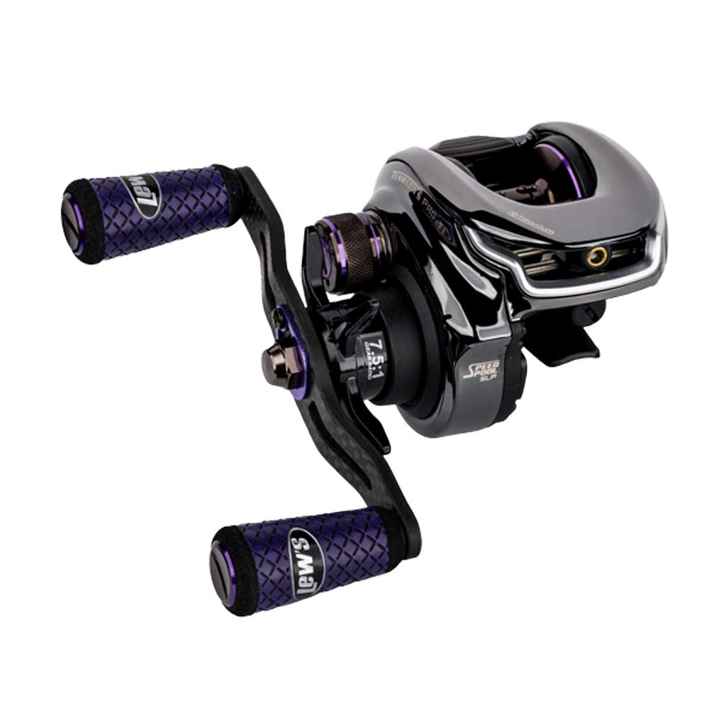 Lew's Pro-Ti Casting Reel – titanium-coated baitcasting reel with carbon side plates and 11-bearing system