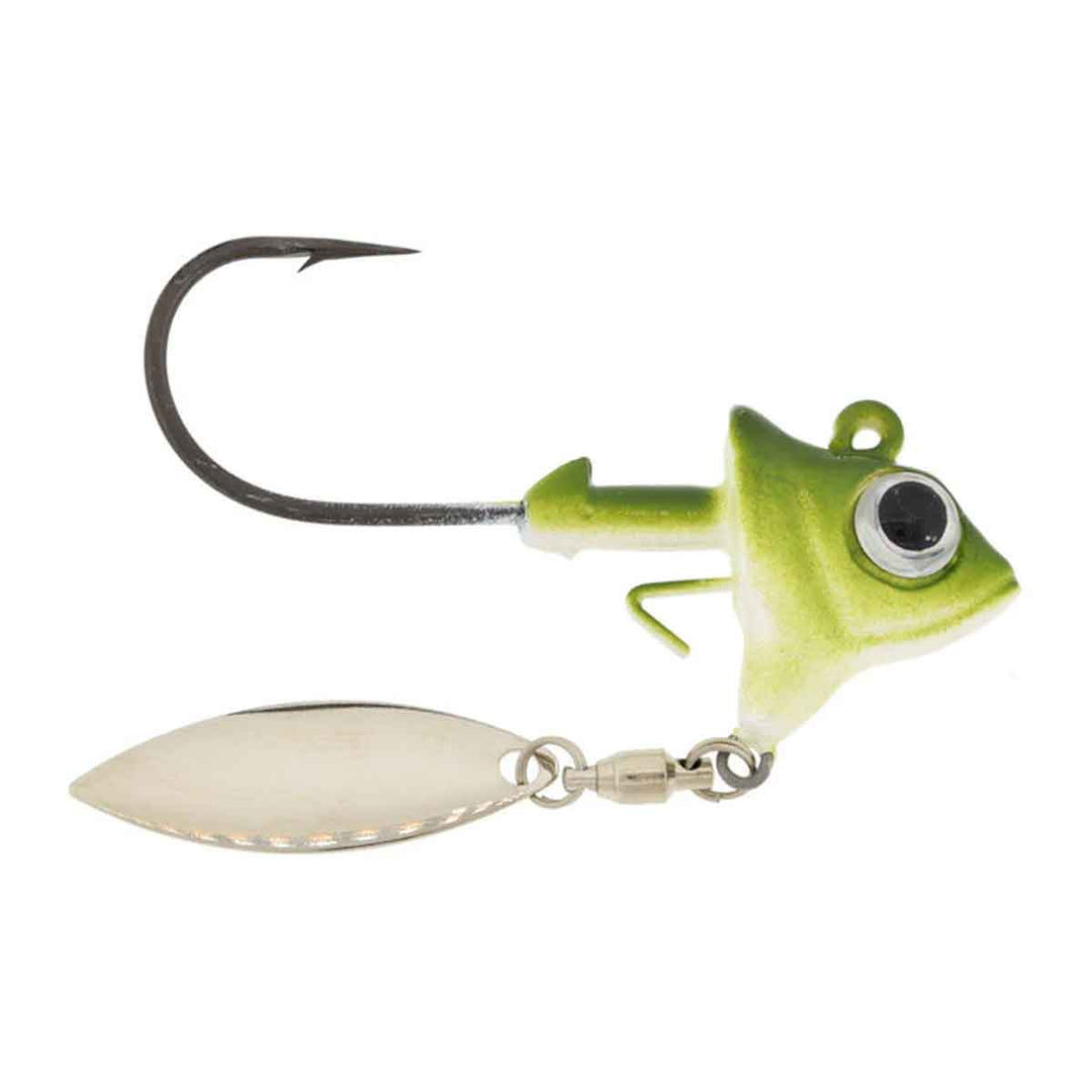 Blade-Runner Spin Trix Underspin Jighead – jighead with spinner blade for soft plastic swimbaits