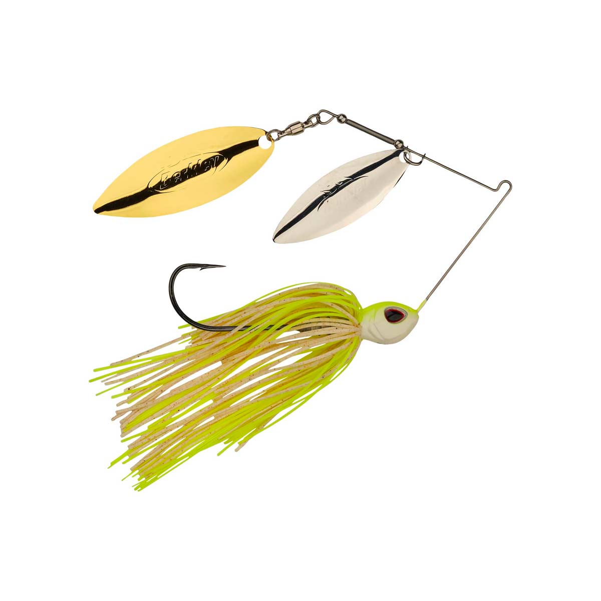 PB CW Finesse Spinnerbait_White Chartreuse