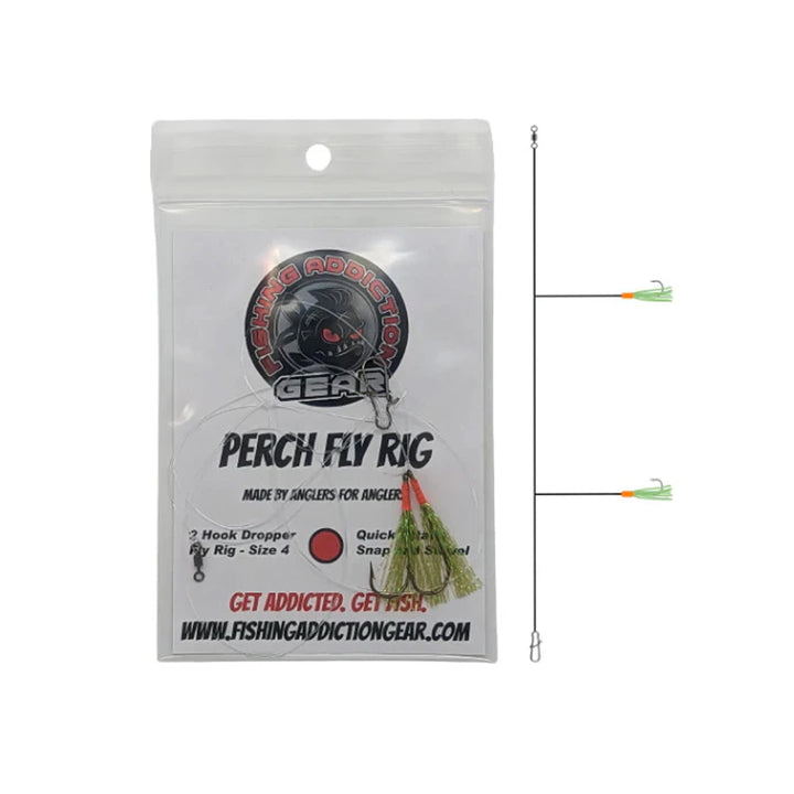 Fishing Addiction Gear Perch Fly Rigs