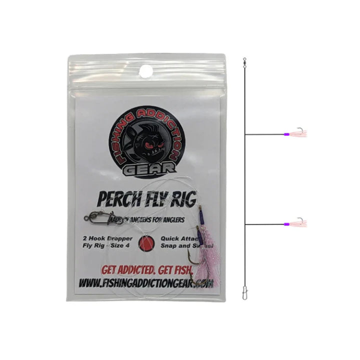 Fishing Addiction Gear Perch Fly Rigs