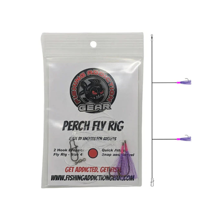 Fishing Addiction Gear Perch Fly Rigs