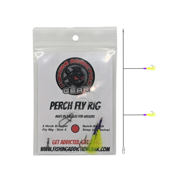 Fishing Addiction Gear Perch Fly Rigs