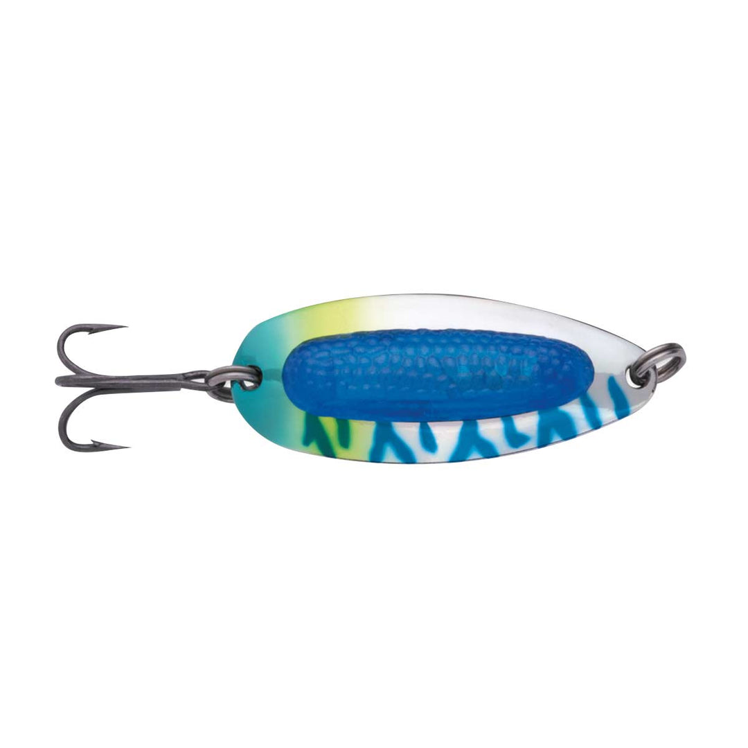 Blue Fox Rattlin' Pixee Spoon – rattling metal spoon for trout, salmon, and steelhead fishing