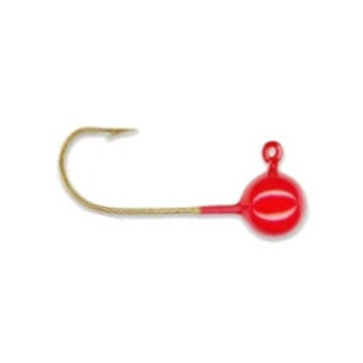 Slider Round Panfish Jighead_Red