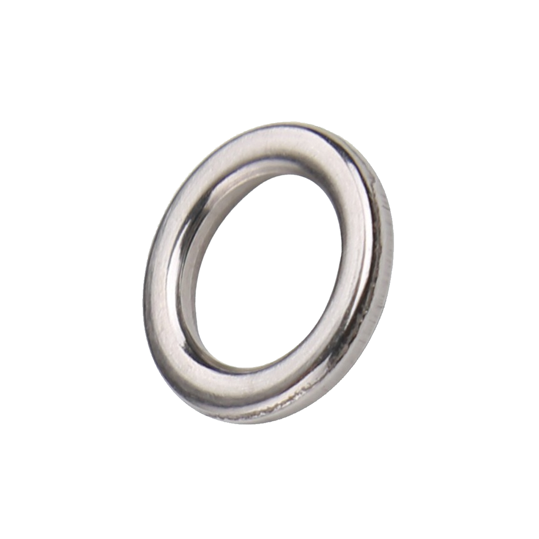 BKK Solid Ring‑51 stainless steel fishing ring with high breaking strength for jig rigs