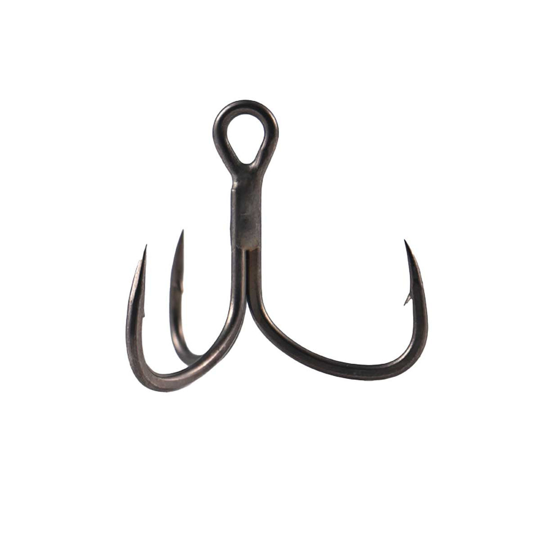 BKK Spear EWG‑71 SS treble hook – short‑shank, extra‑wide gap, Super‑Slide finish for crankbait lures