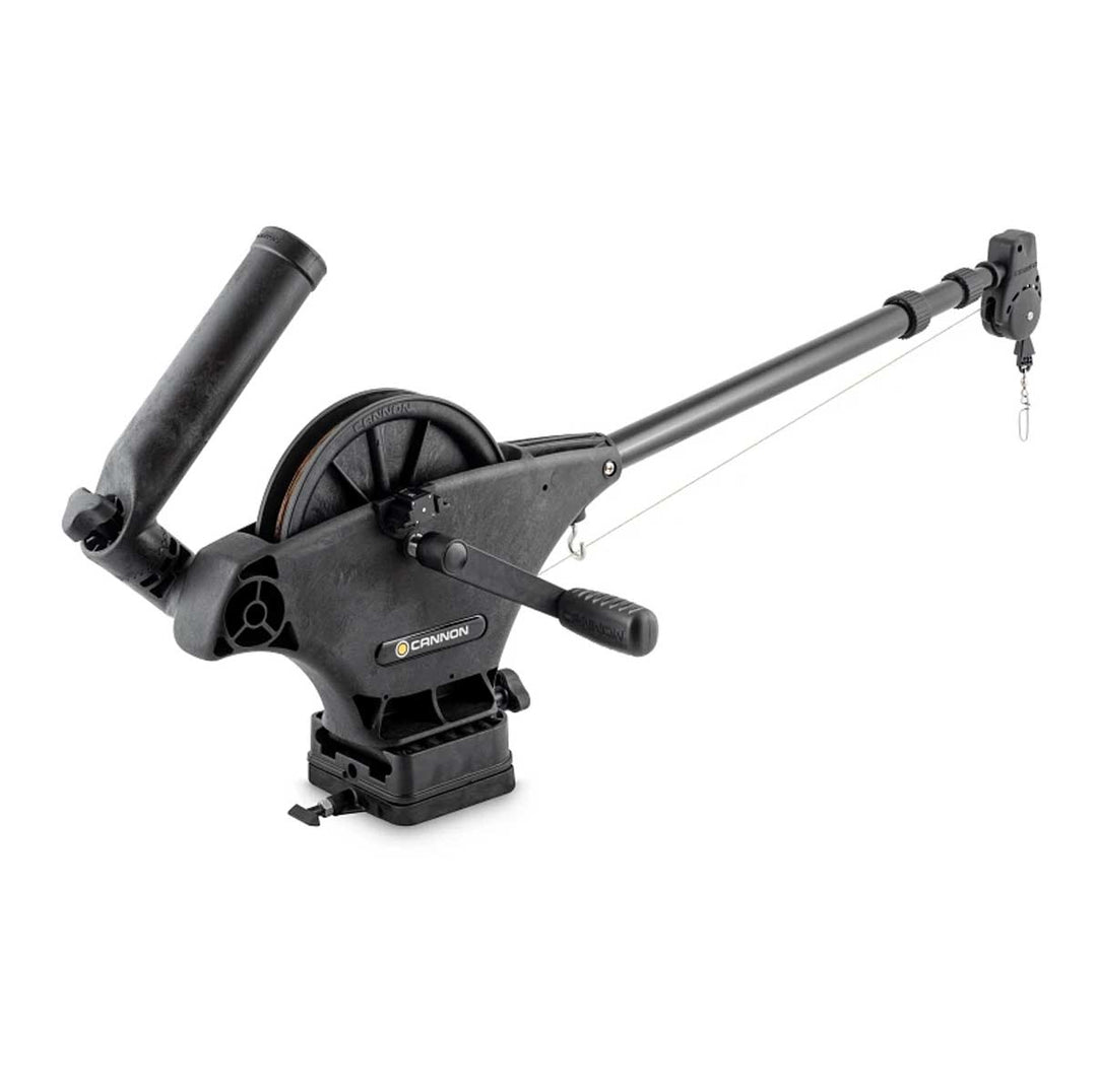 Cannon Uni-Troll 10 STX Manual Downrigger – Durable, corrosion-resistant trolling system with clutch deployment and high-speed retrieval.
